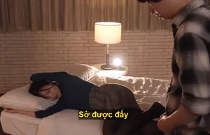 Horny Asian babe is pregnant and playing